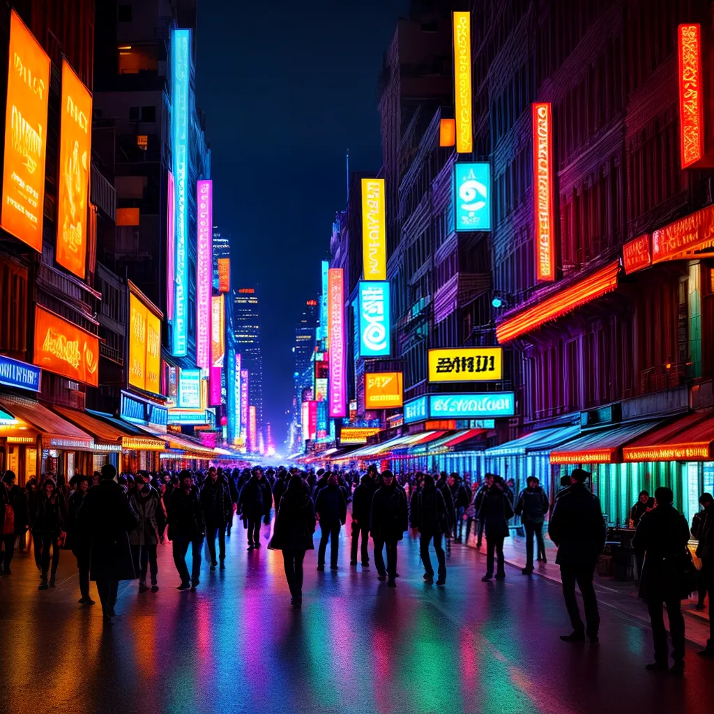 Significado na Vida Noturna 6 Fotos cidade noturna vida noturna energia