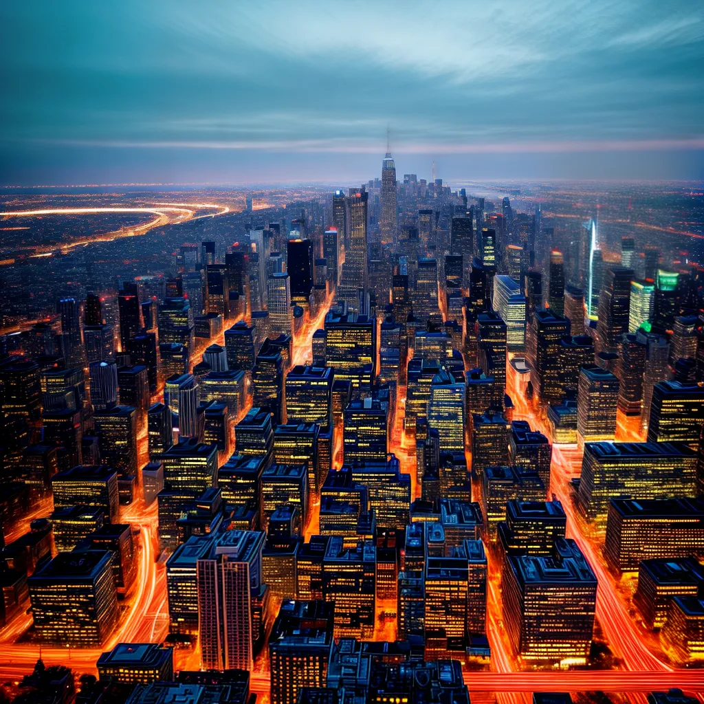 Fotos cidade urbana luzes noturna energia