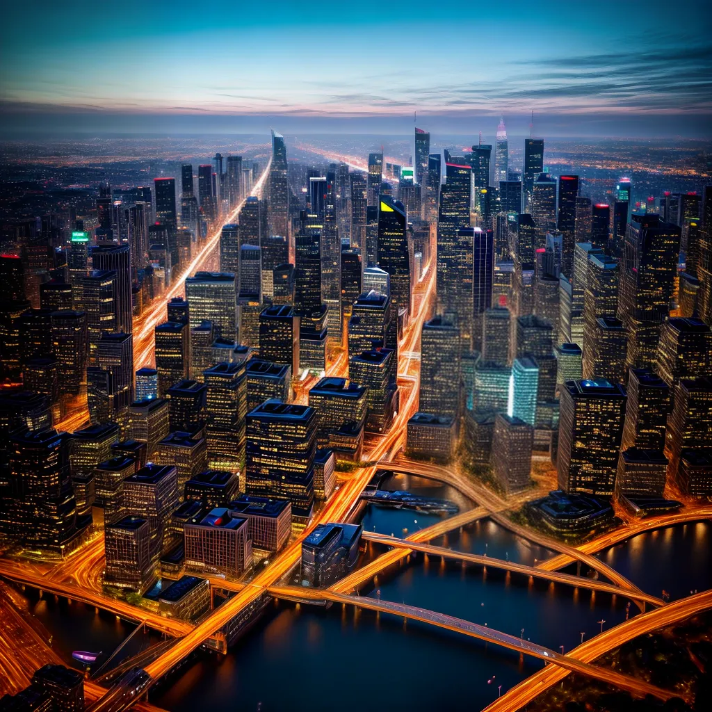 Fotos cidade urbana vida noturna energia