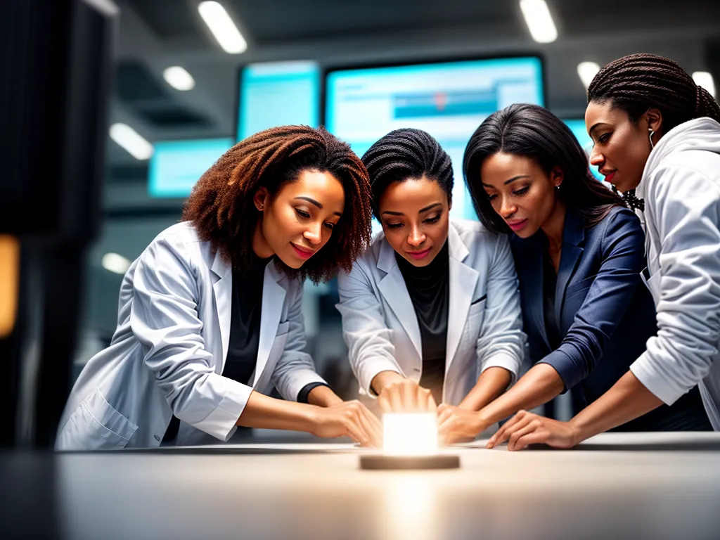Desvendando a Quadrícula dos Sonhos: Ciência e Comunidade Negra 6 Fotos cientistas discussao diversidade inclusao