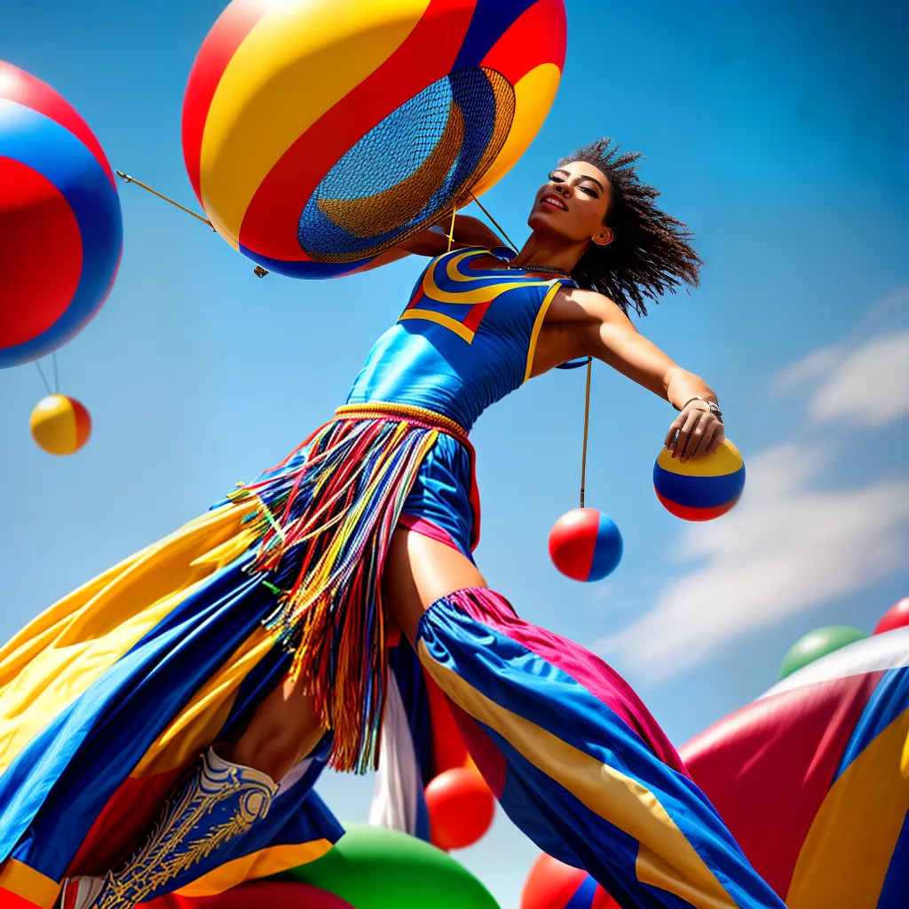 Descubra o Significado dos Sonhos com Malabarismo 4 Fotos circo tenda colorida jongleur habilidade