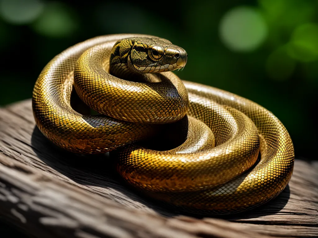 Fotos cobra escamas brilhantes olhos misterio 1