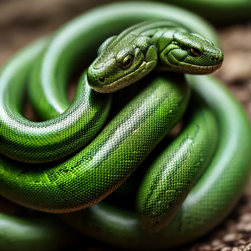 Fotos cobra verde olhos misterio