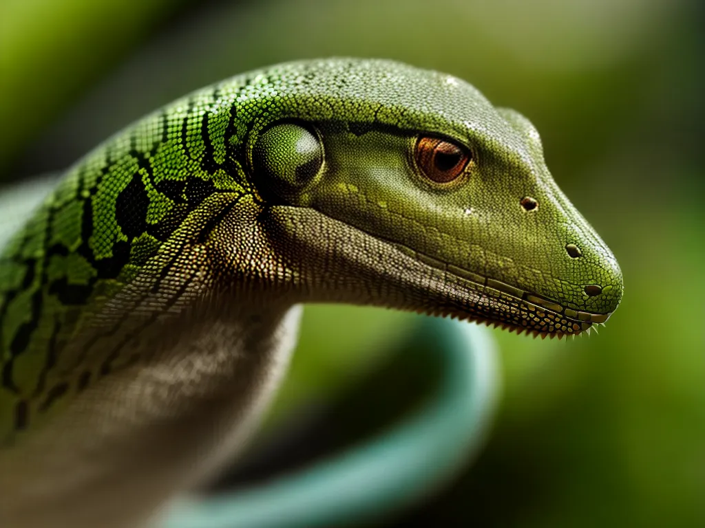 2. Qual o Significado dos Sonhos com Répteis? Descubra Agora! 4 Fotos cobra verde rastejando grama