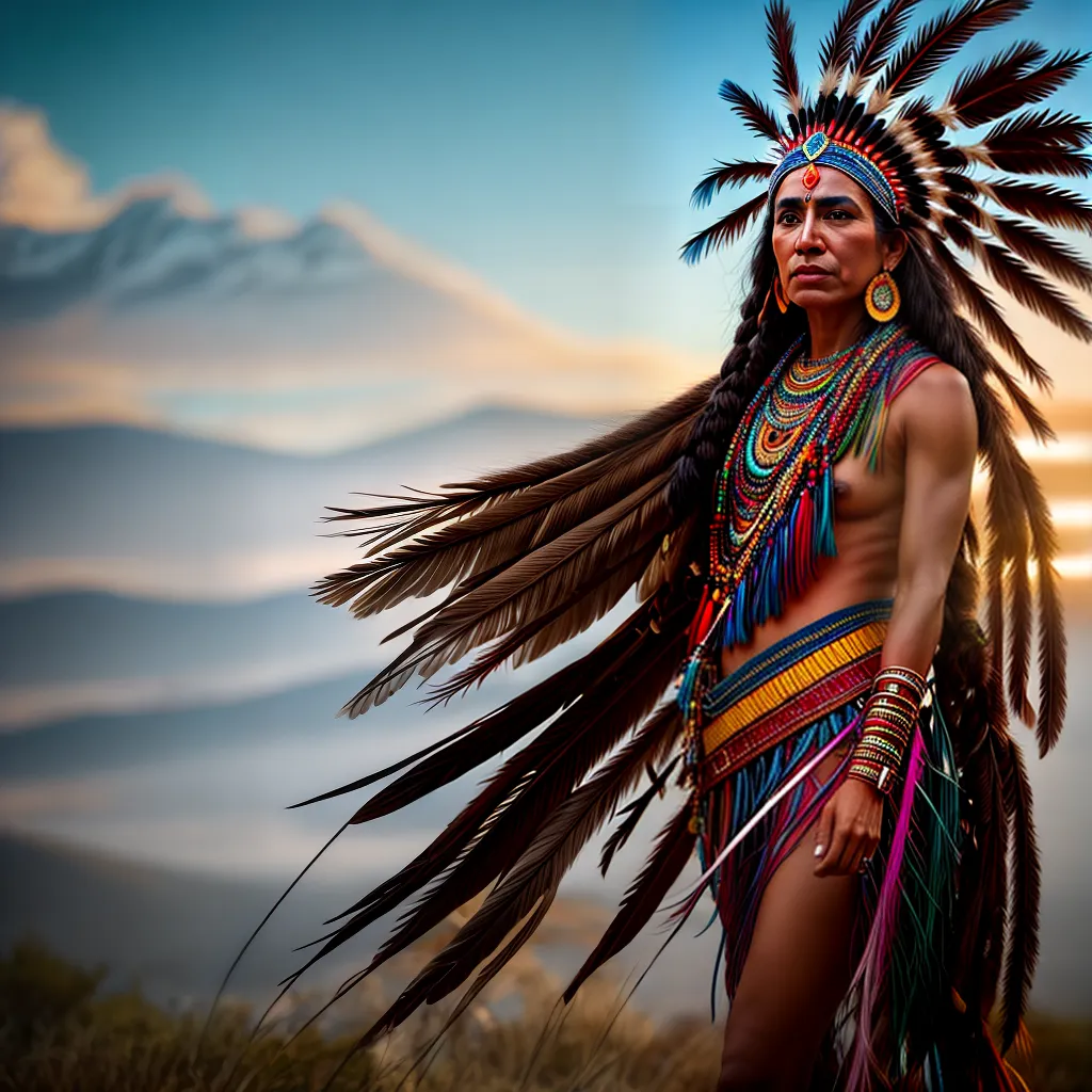 Fotos cocar indigena beleza espiritual