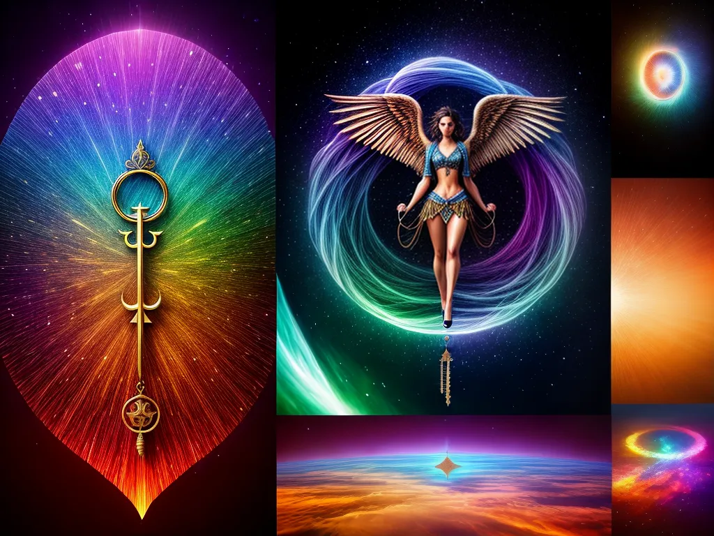 Descubra o Significado dos Sonhos: Colagem Lírica de Sentimentos 4 Fotos colagem cores texturas simbolos sonhos