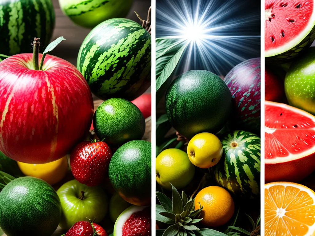 Descubra o Fascinante Significado dos Sonhos com Frutas, Plantas e Jogos 2 Fotos colagem frutas plantas simbolos jogo