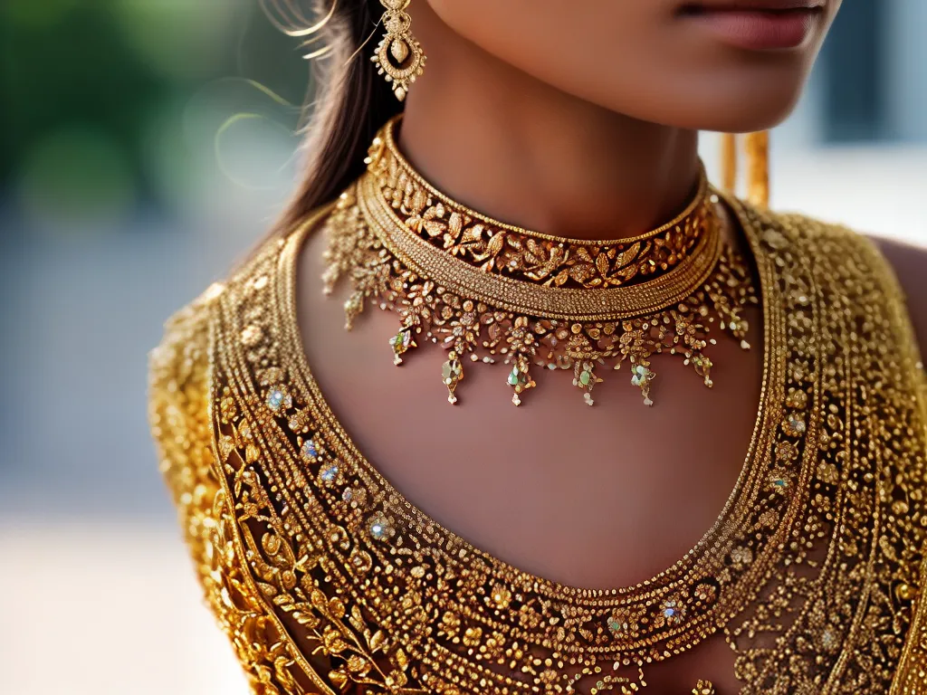 Sonhar com Artefato de Metal Precioso: O que isso significa? 6 Fotos colar ouro luxo brilho