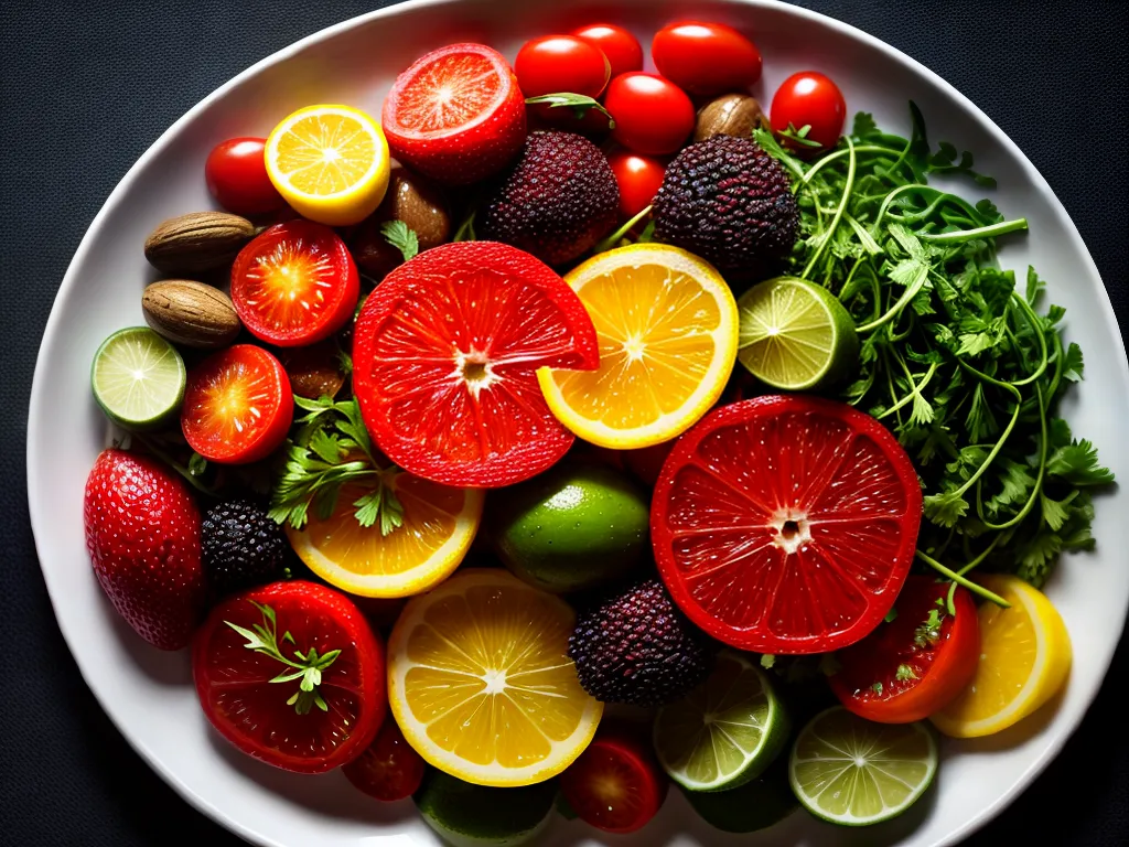 Desvendando os Formosos Mistérios dos Sonhos Alimentares 2 Fotos comida colorida sabores variados