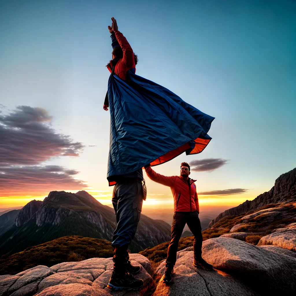 Fotos conquista por do sol montanha 10