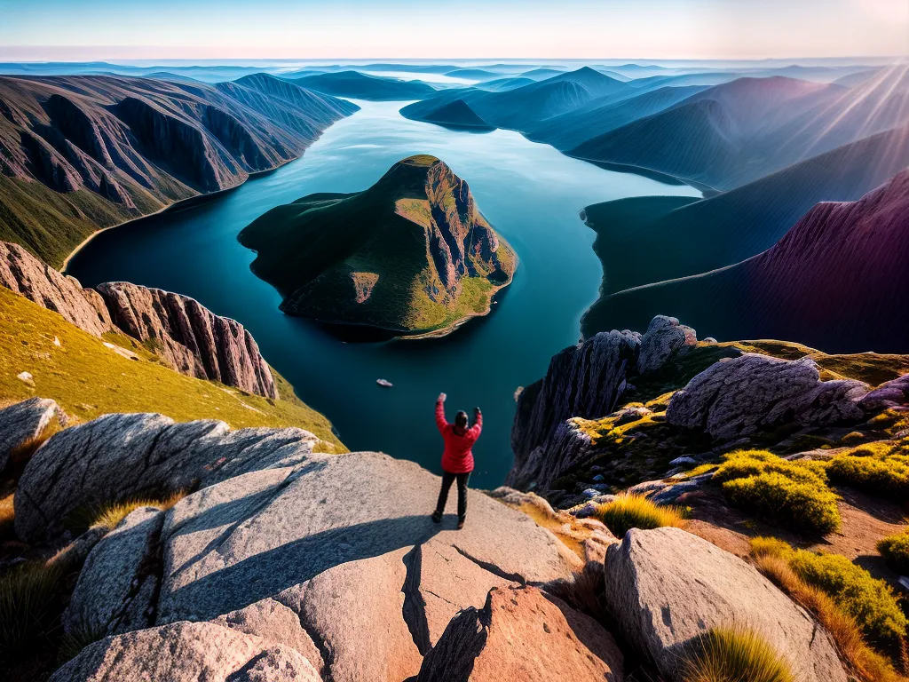 Descubra o Incrível Significado de Sonhar com Exploração e Vitória 6 Fotos conquista por do sol montanha 15