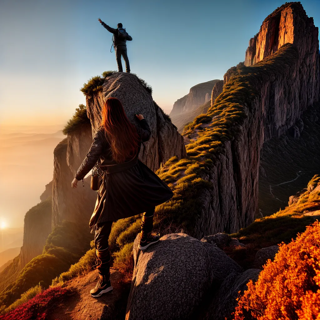 Sonhar com Realizações: Descubra o Significado dos Seus Sonhos 3 Fotos conquista por do sol montanha 8