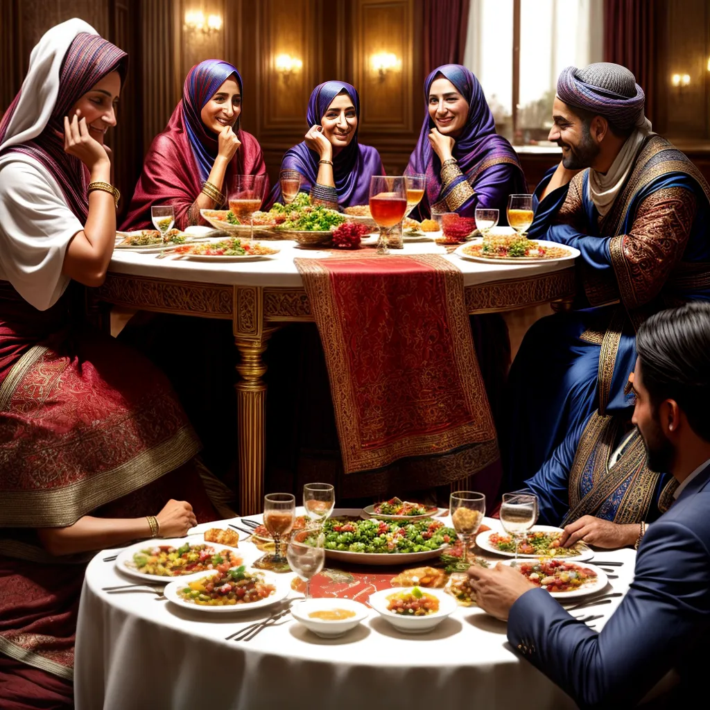 Sonhar com Reuniões Turcas: O que isso significa? 3 Fotos conversa amigos mesa colorida