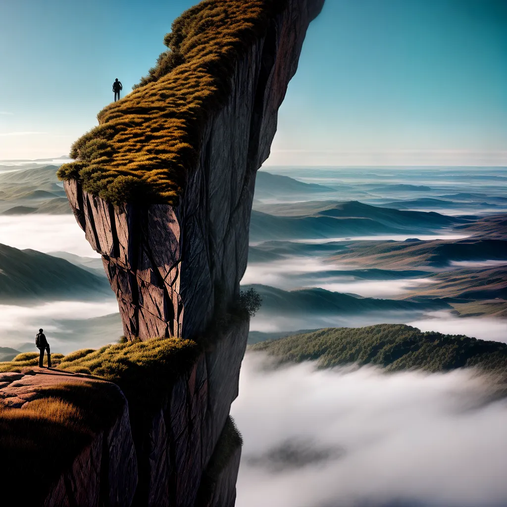 Fotos coragem desafio paisagem misteriosa
