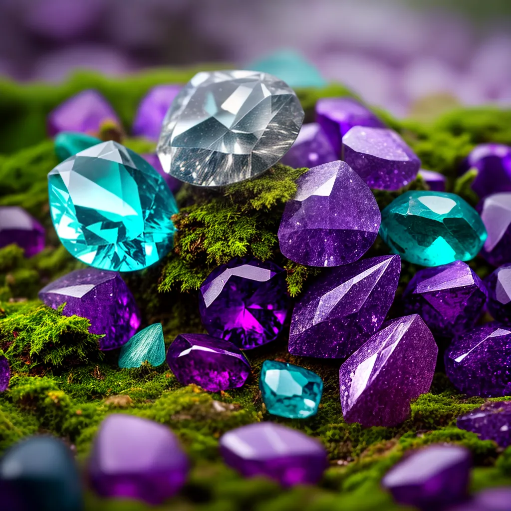 Significado dos sonhos: A mágica das pedras preciosas e enigmas 5 Fotos cristal ametista magico mossas verdes