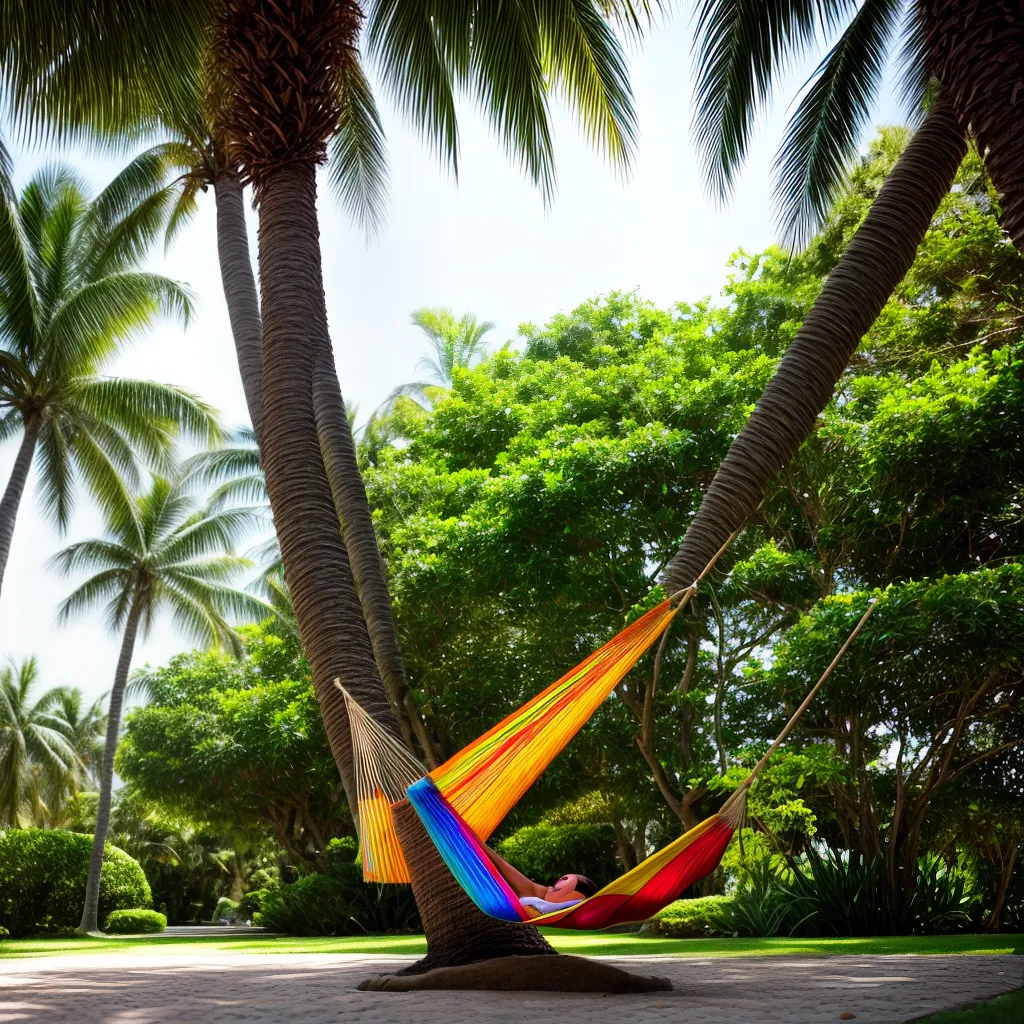 Fotos descanso transformacao hammock palmeiras