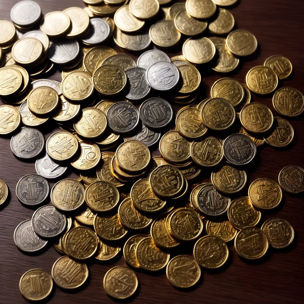 Fotos dinheiro moedas dolar mesa