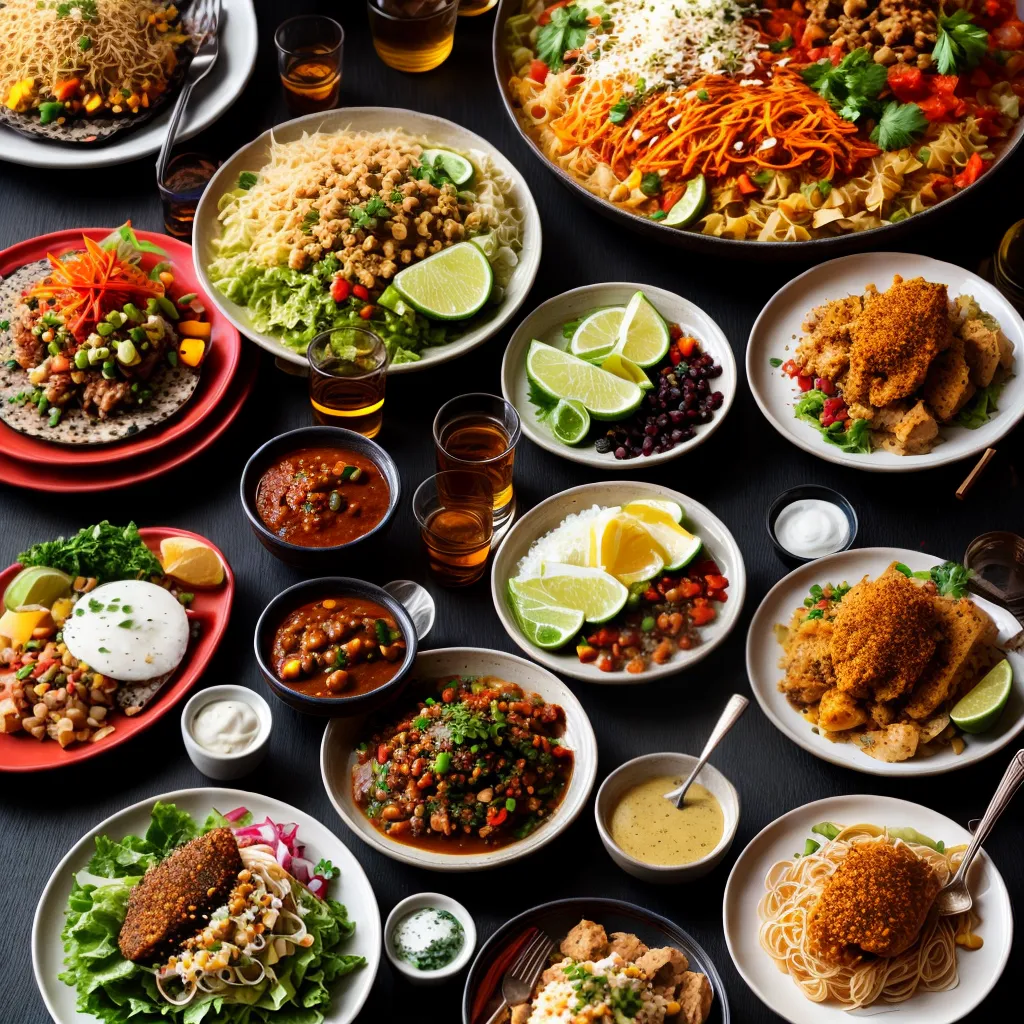 Fotos diversidade gastronomica mundo