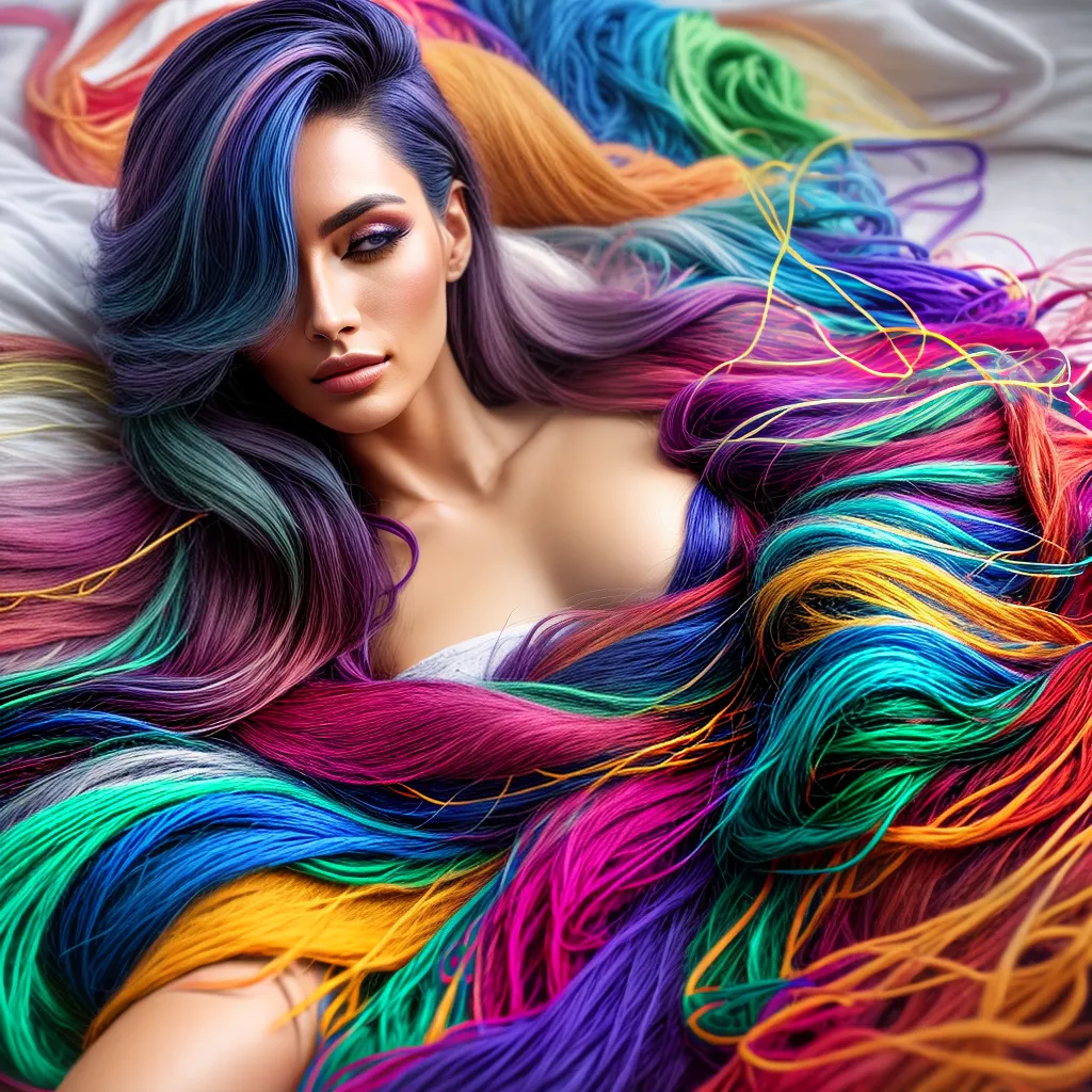 Sonhar com Fibra: Qual a Interpretação Desse Sonho? 5 Fotos dormindo fios coloridos sonhos