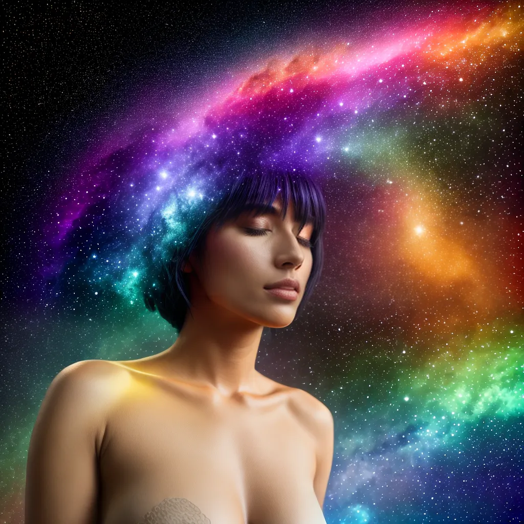 Fotos dormindo nuvem galaxia sonhos 1