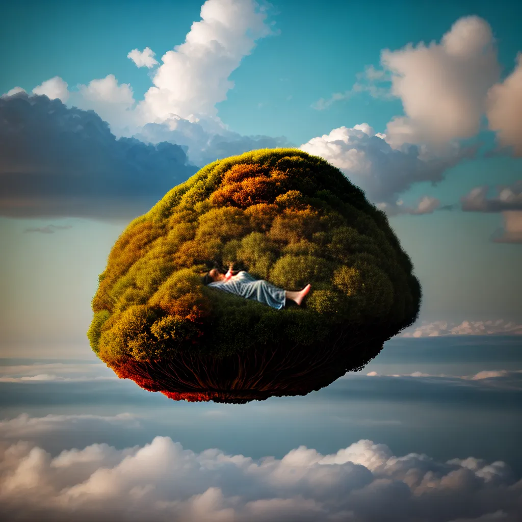 1. Explore o Fascinante Universo dos Sonhos: Descubra seus Significados Ocultos 5 Fotos dormindo nuvem paisagem onirica 1