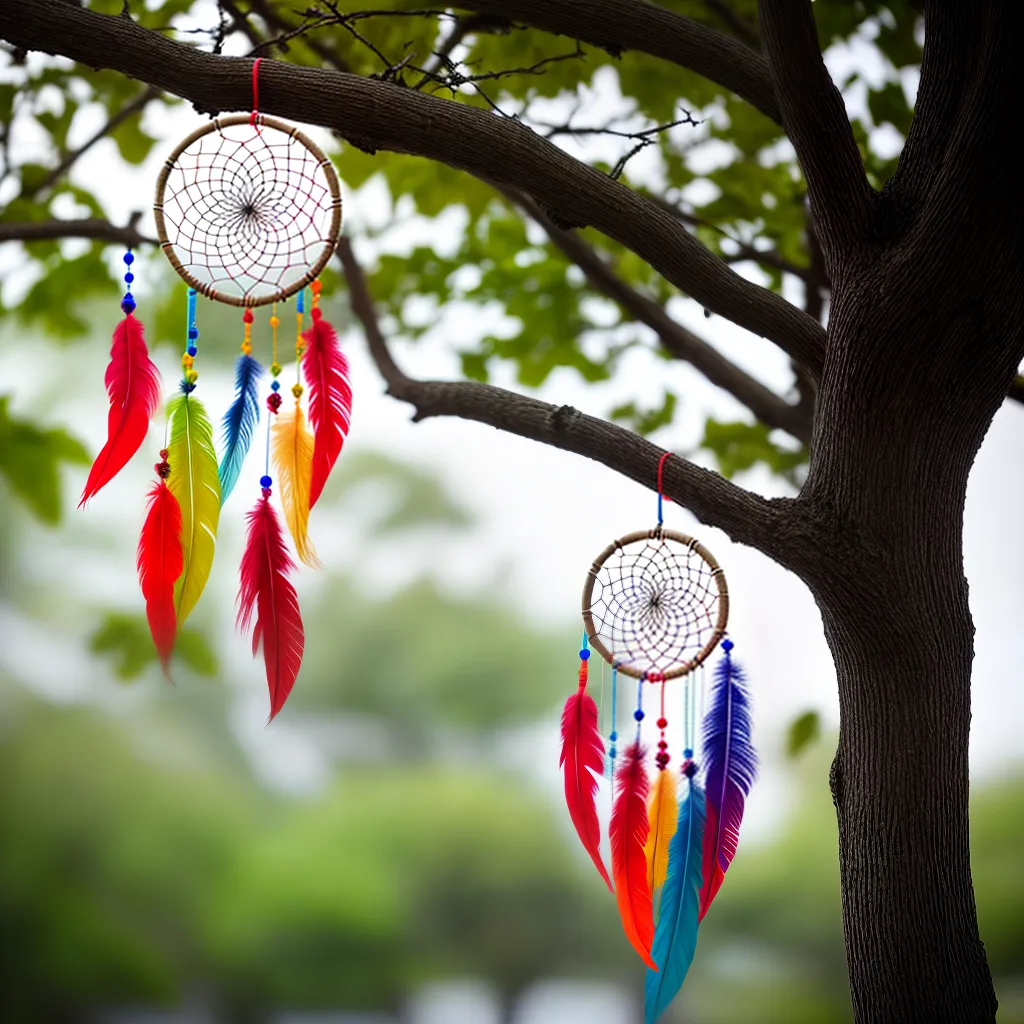 Fotos dream catcher arvore cores