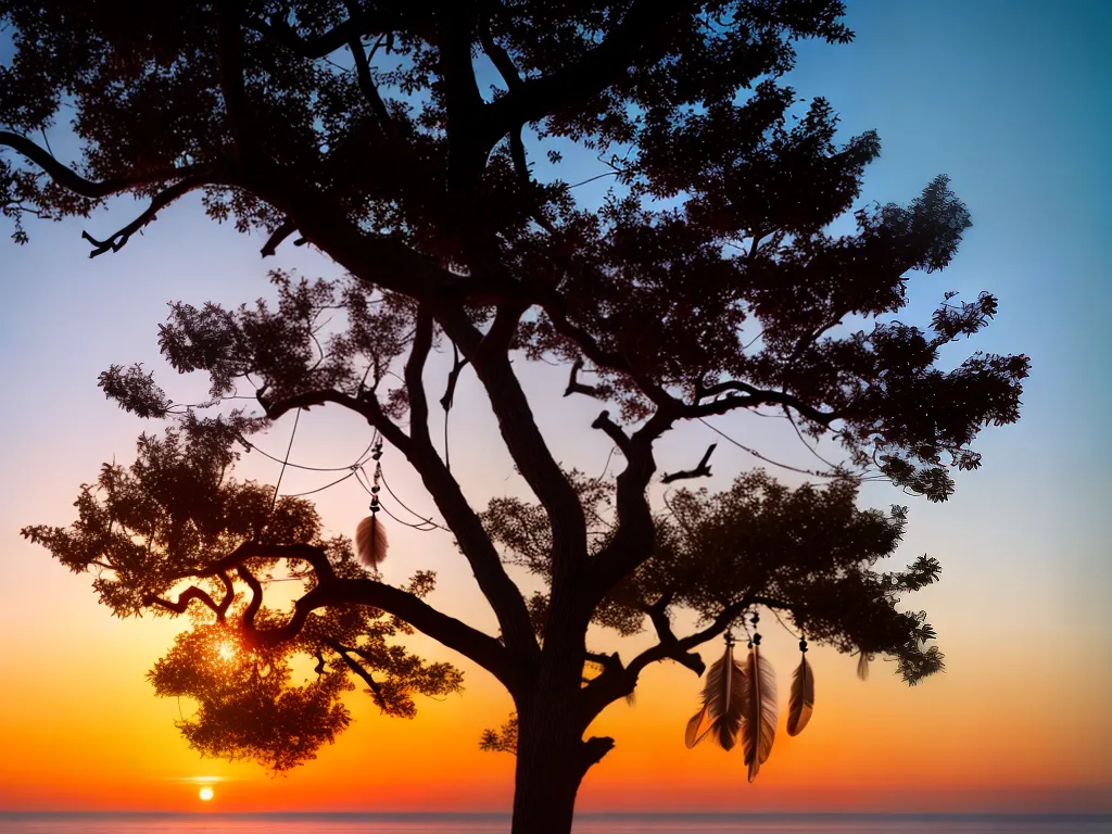 Desvende os Sonhos Desbordantes: Encontre o Significado de Sonhar com Exuberância 4 Fotos dream catcher por do sol 2