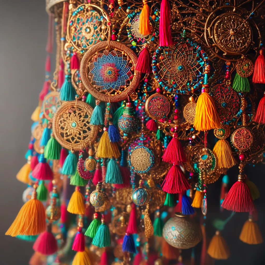 Fotos dreamcatcher artesanal penas ornamentos