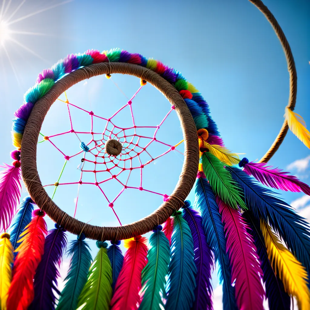 Alegria Sob as Pálpebras: O Significado Positivo dos Sonhos Felizes 3 Fotos dreamcatcher ceu azul alegria 1