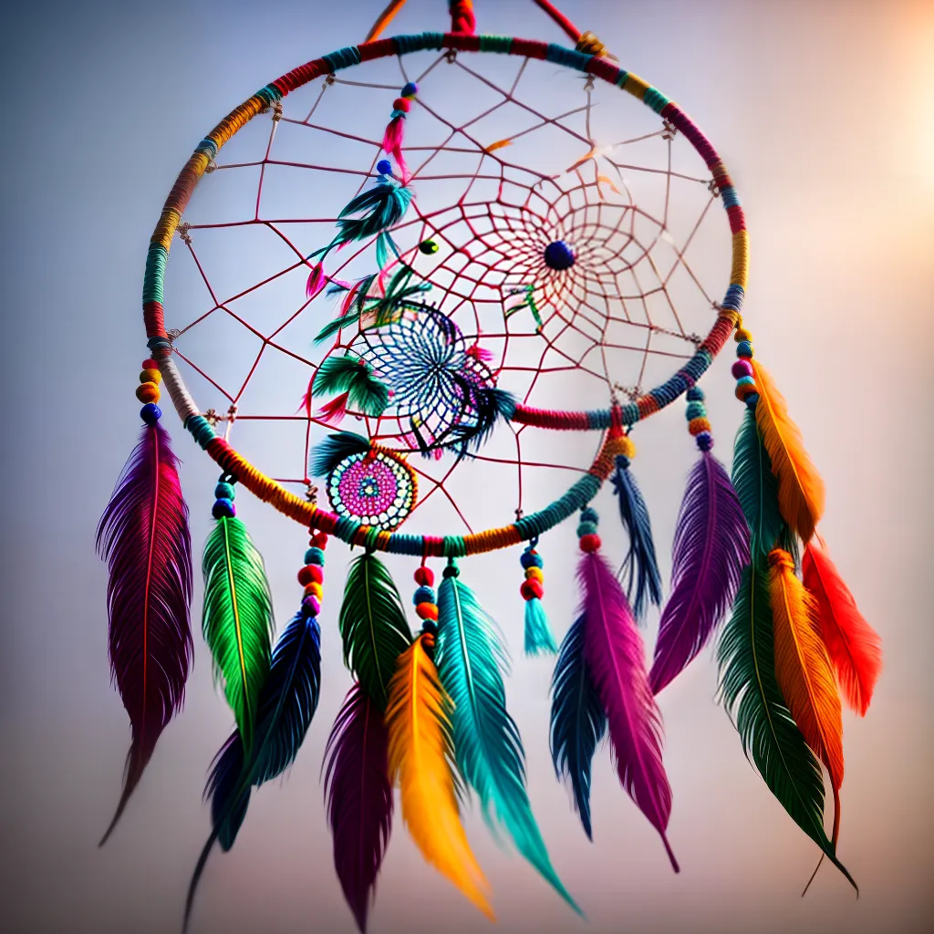 Fotos dreamcatcher colorido beleza
