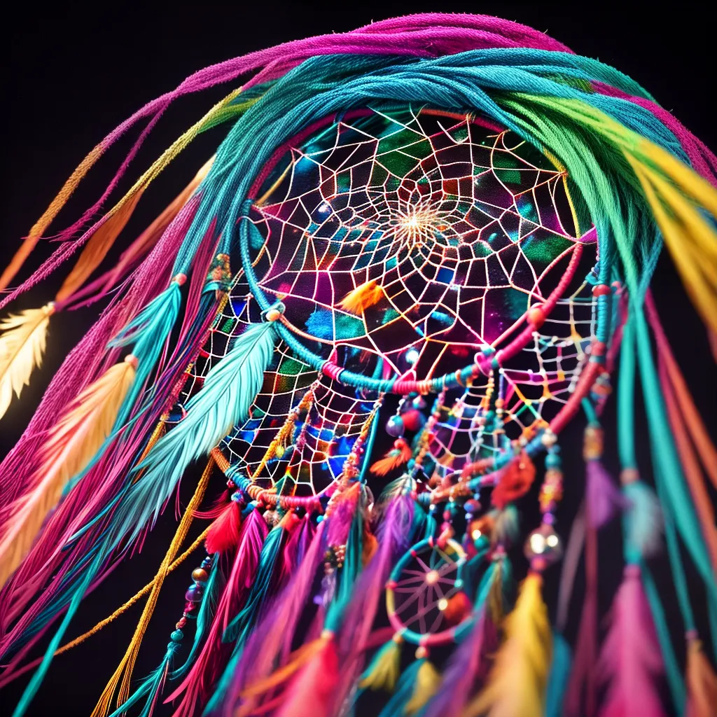Fotos dreamcatcher colorido simbolo emocoes