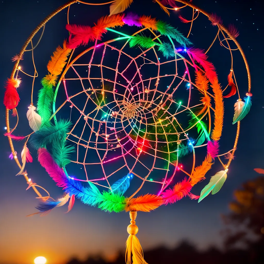 Fotos dreamcatcher estrelas noite sereno