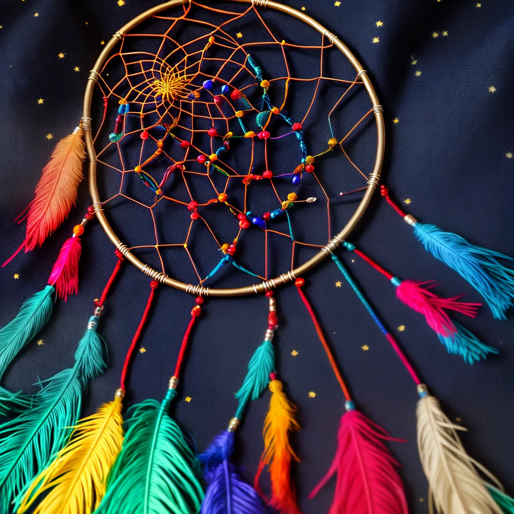 Fortalecer os Sonhos: Como interpretar e dar poder ao seu subconsciente 5 Fotos dreamcatcher estrelas vibrante 1
