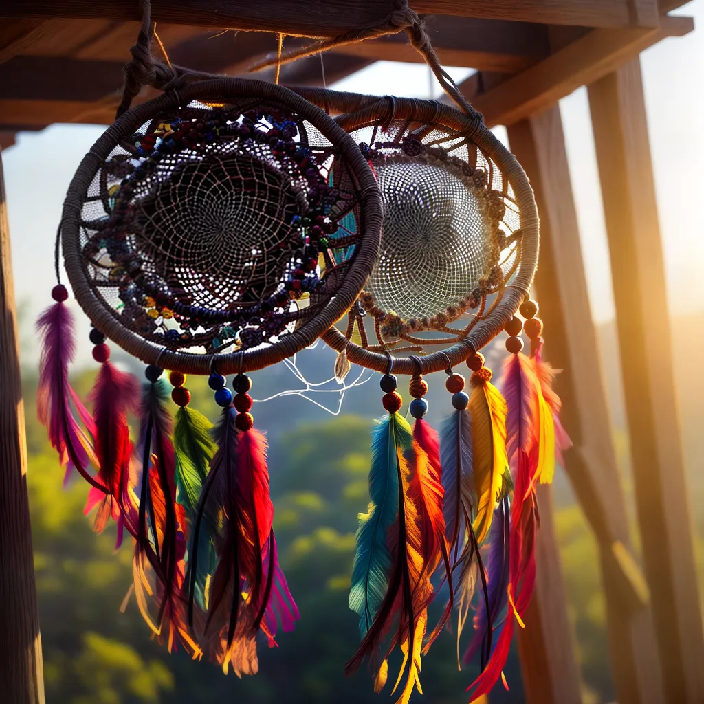 Desvendar o Significado dos Sonhos: Símbolos, Segredos e Inquietações 3 Fotos dreamcatcher feathers luz simbolos