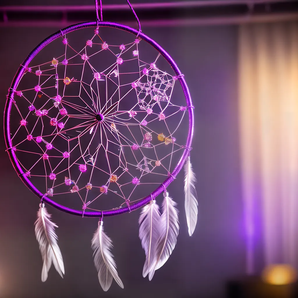 Fotos dreamcatcher luzes fadas magico