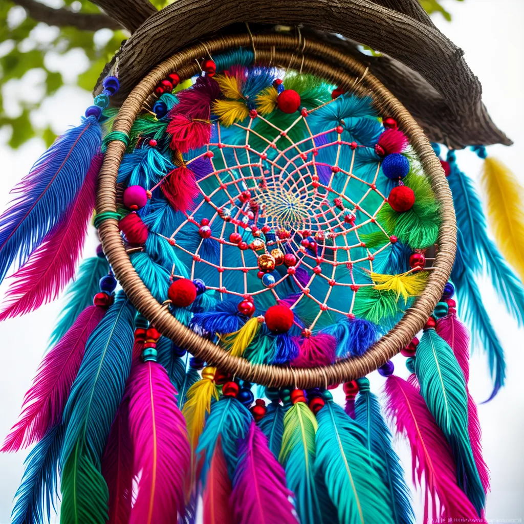 Fotos dreamcatcher magico sol cores