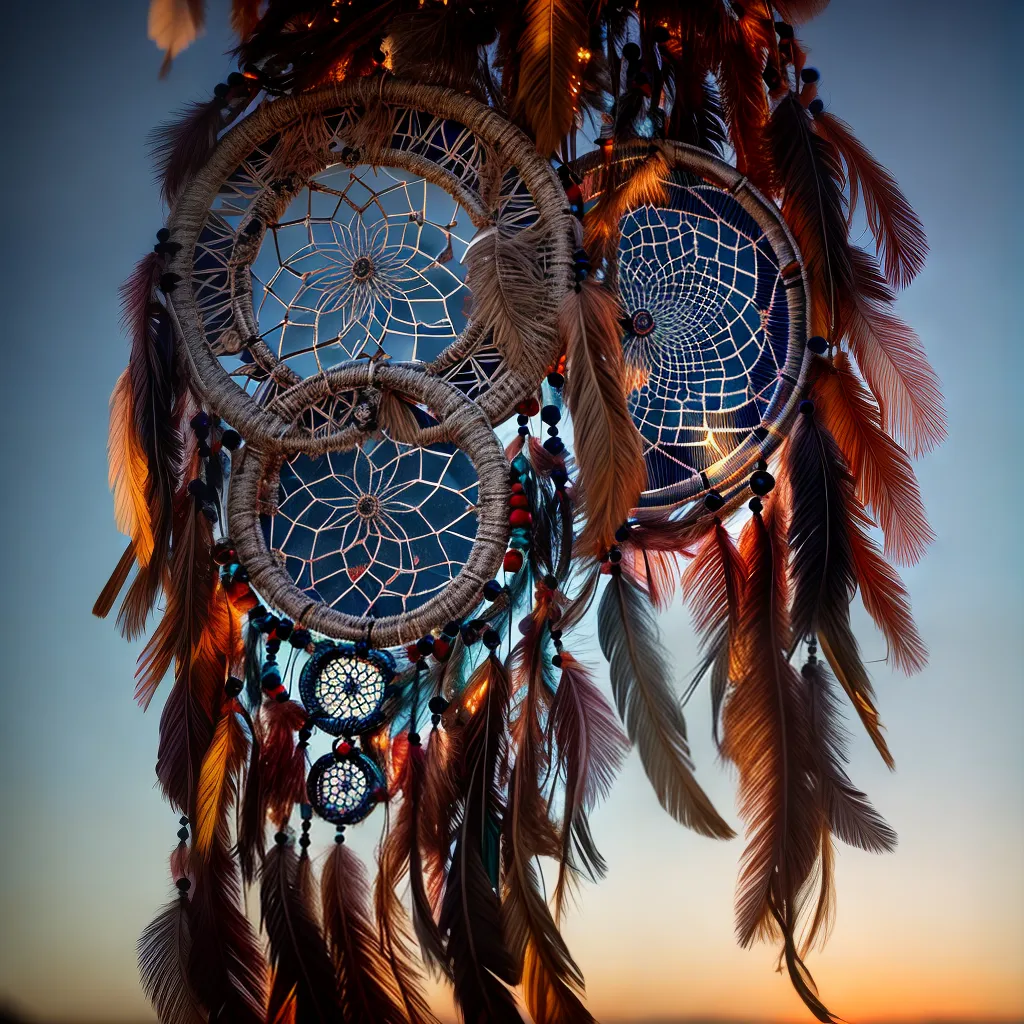 Descubra o Poder da Sabedoria: Ondas de Significados dos Sonhos 5 Fotos dreamcatcher mistico penas luz