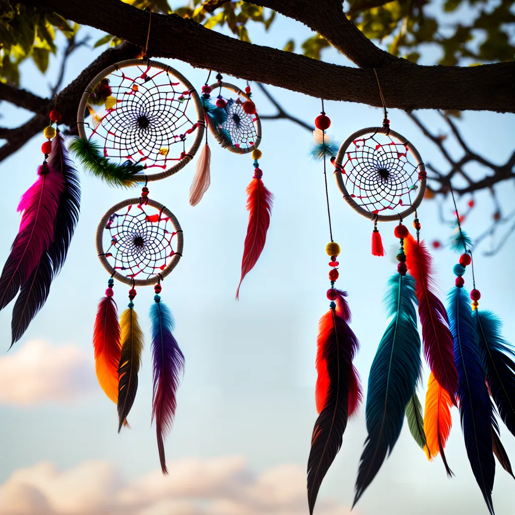 Fotos dreamcatcher penas passaros liberdade