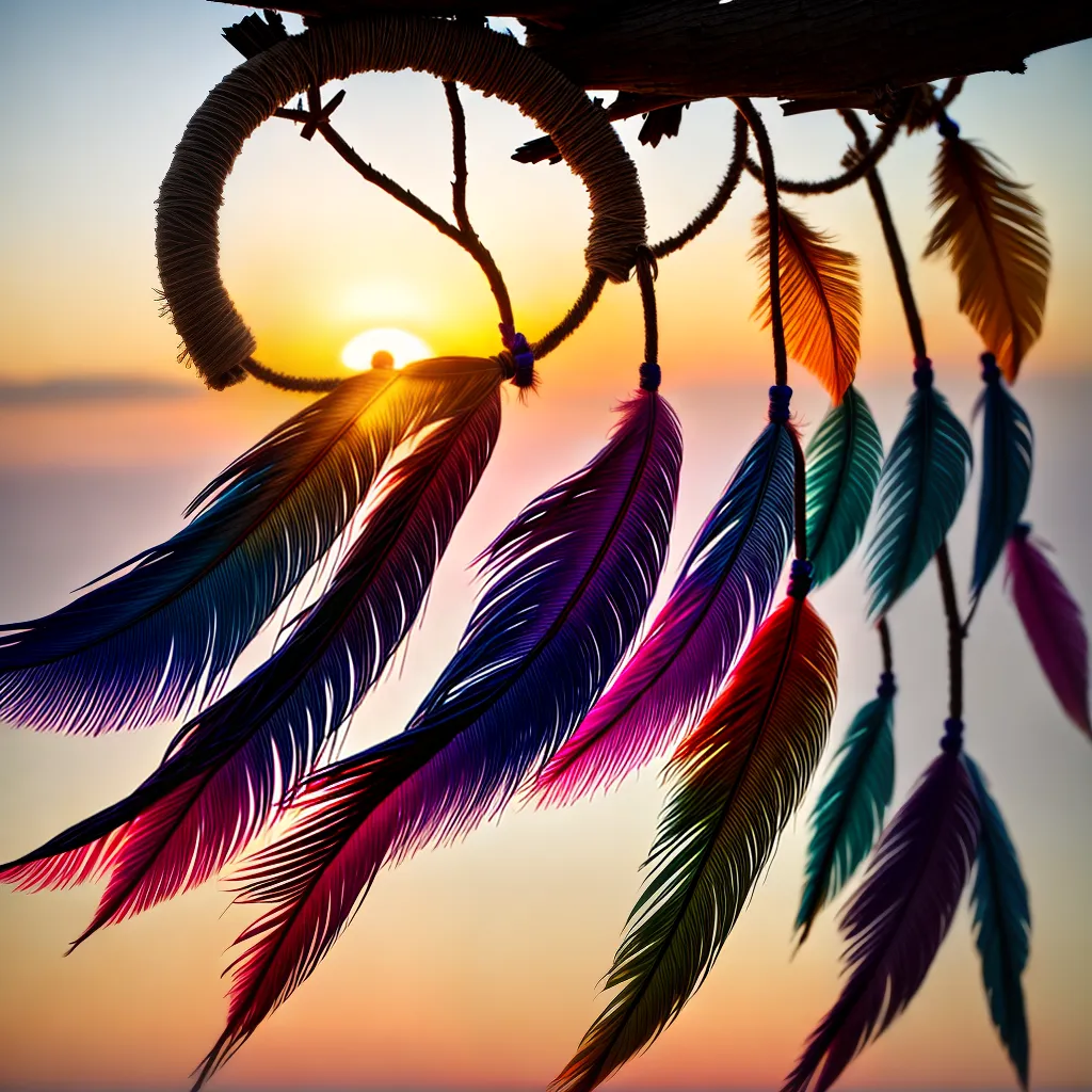 Fotos dreamcatcher por do sol