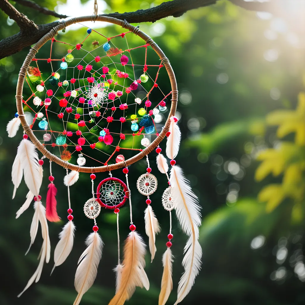 Fotos dreamcatcher ramo arvore mistico