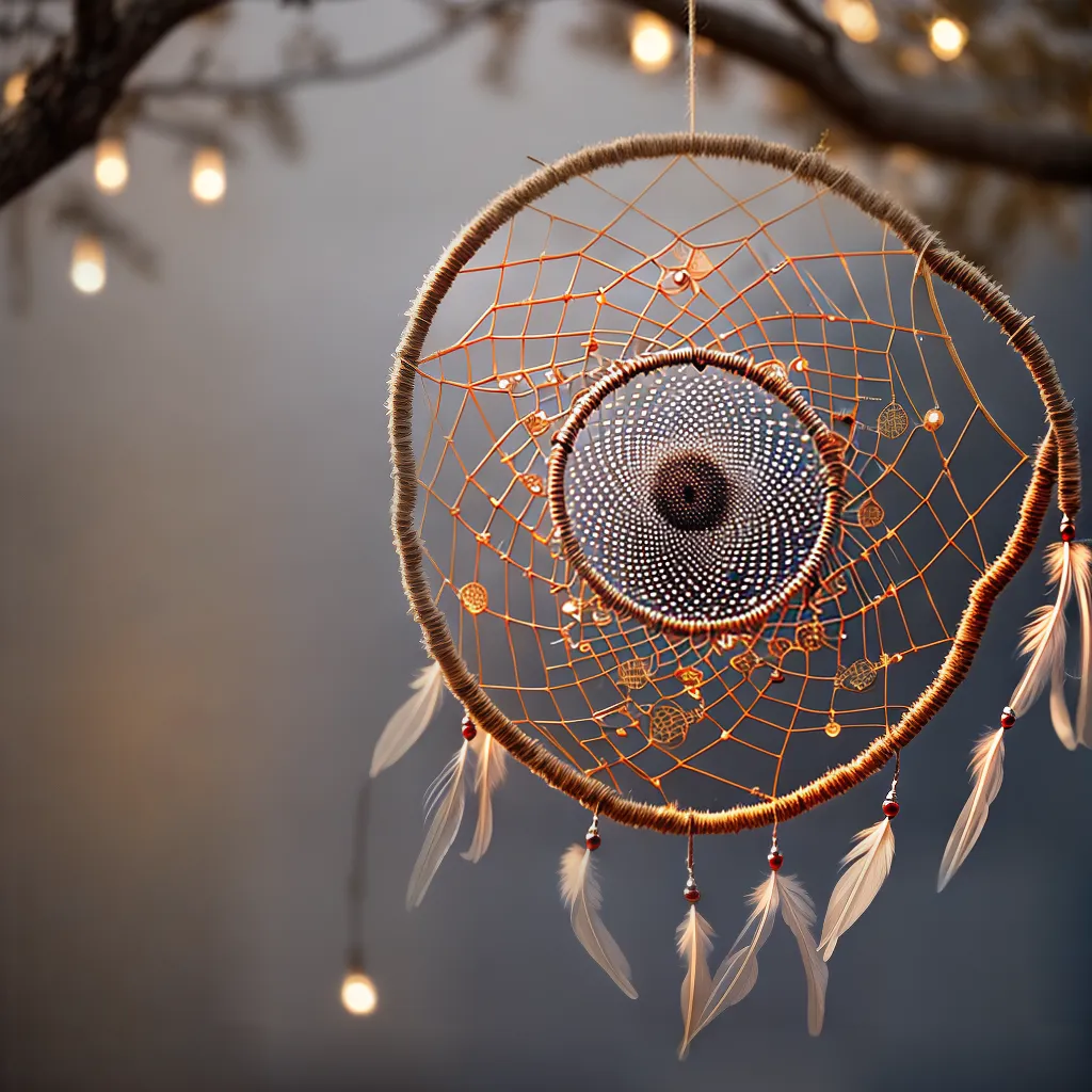 Fotos dreamcatcher simbolos sol feathers