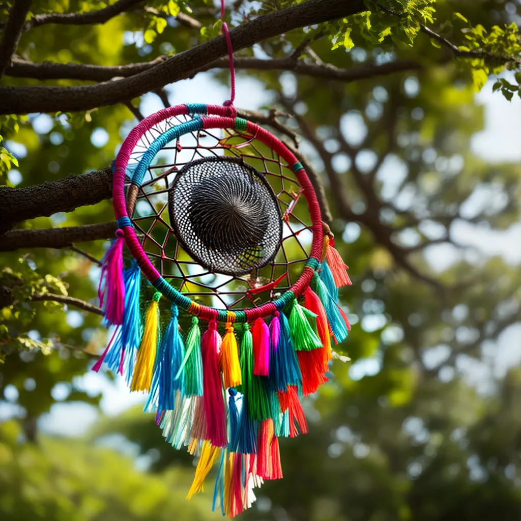 Descubra o Significado Oculto dos Sonhos: Cataventos e Bolsas 6 Fotos dreamcatcher sol bolsas misterios