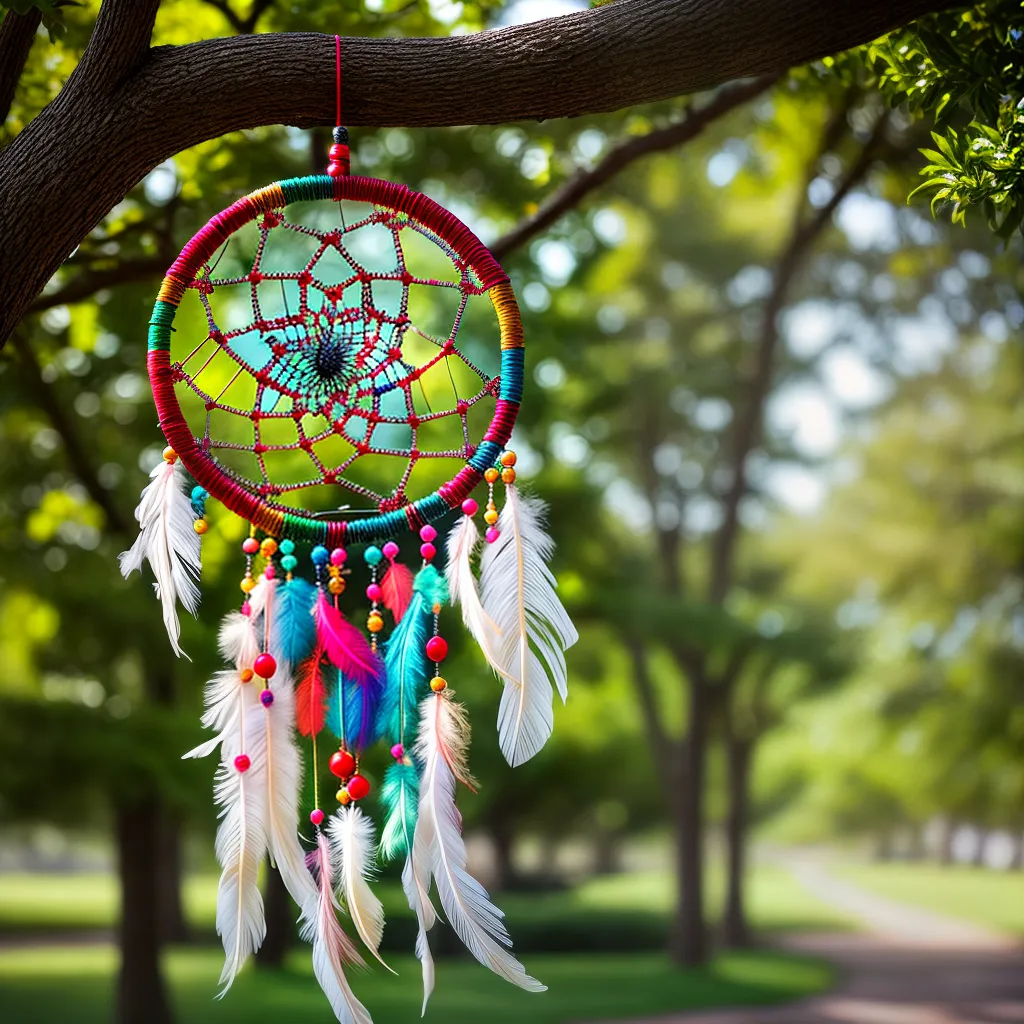 Sonhos: Desvendando os Mistérios e Significados 3 Fotos dreamcatcher sol colorido misterio
