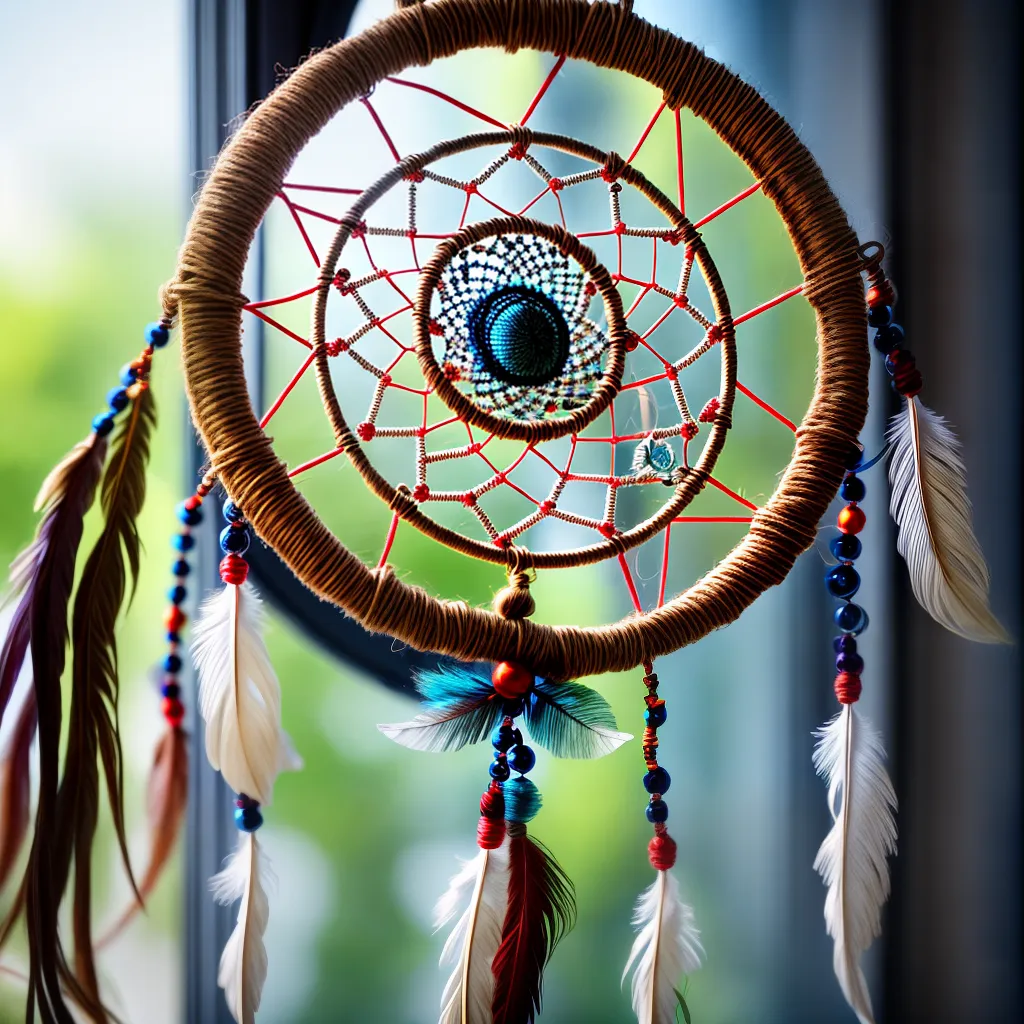 Desvendando o Significado dos Sonhos com Ornamentos 4 Fotos dreamcatcher sol feathers mistico