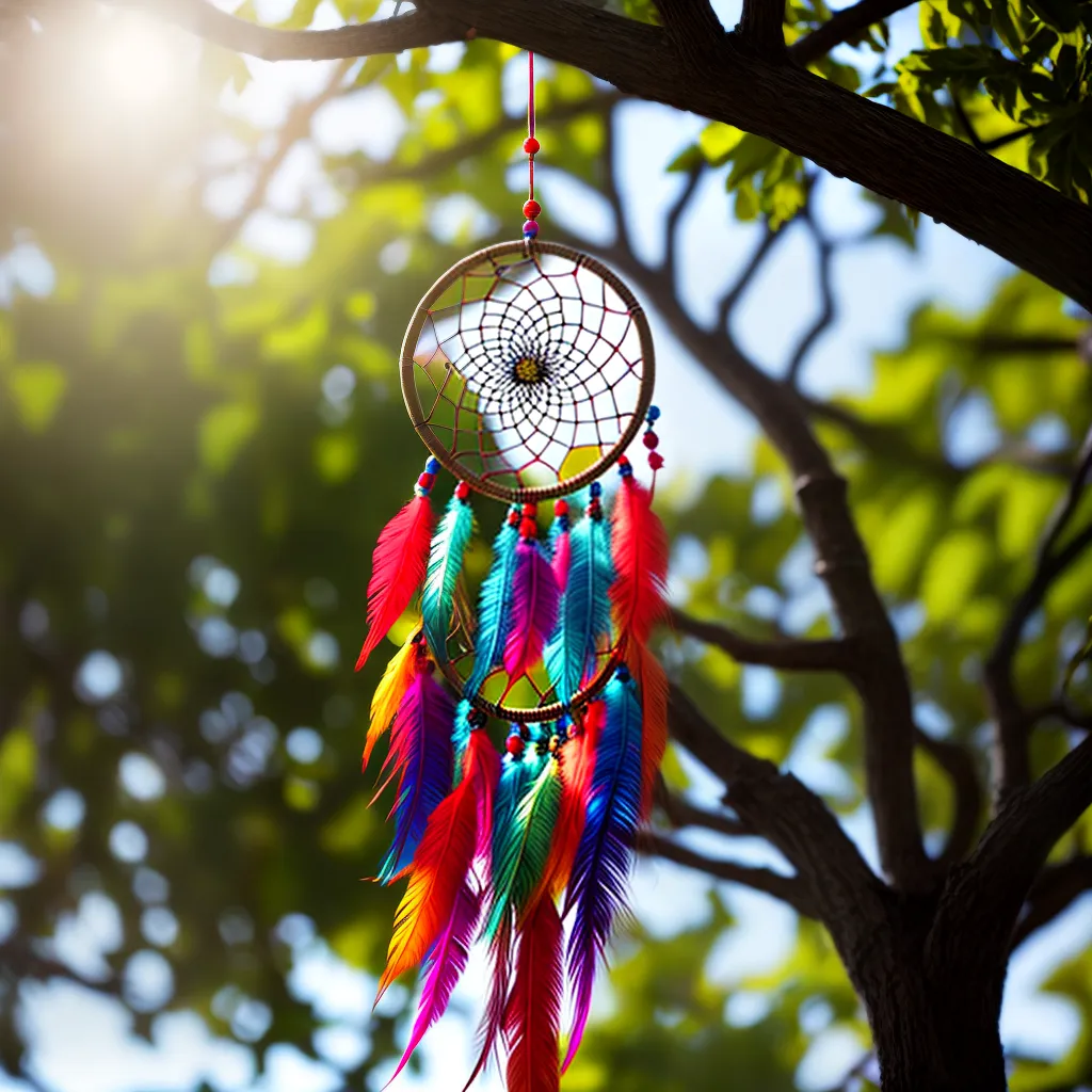 Fotos dreamcatcher sol reflexos ornamentos