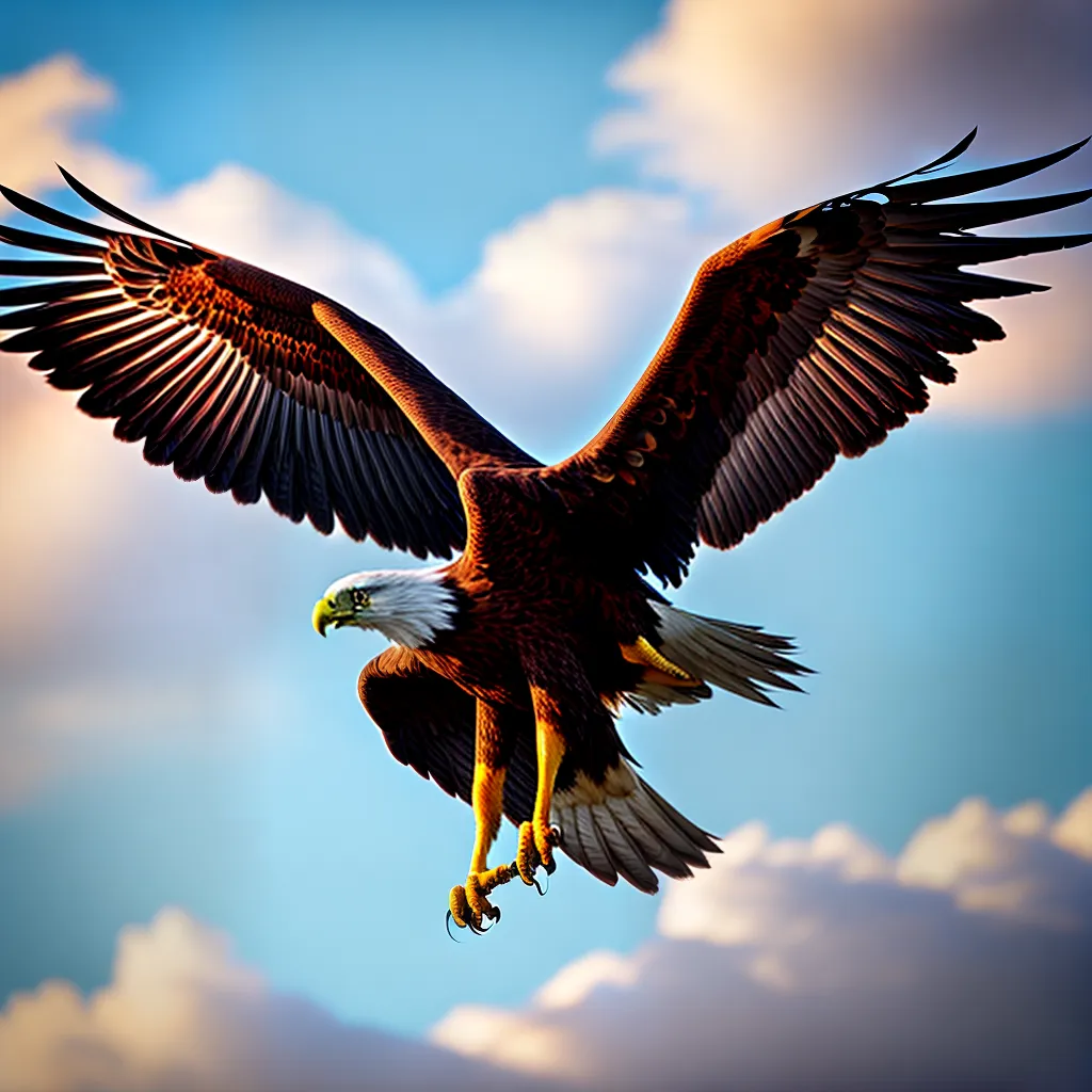 Desvende os segredos das aves de rapina nos seus sonhos 2 Fotos eagle voo ceu azul poderoso