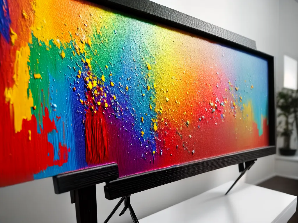 Fotos easel artes plastica pintura cores