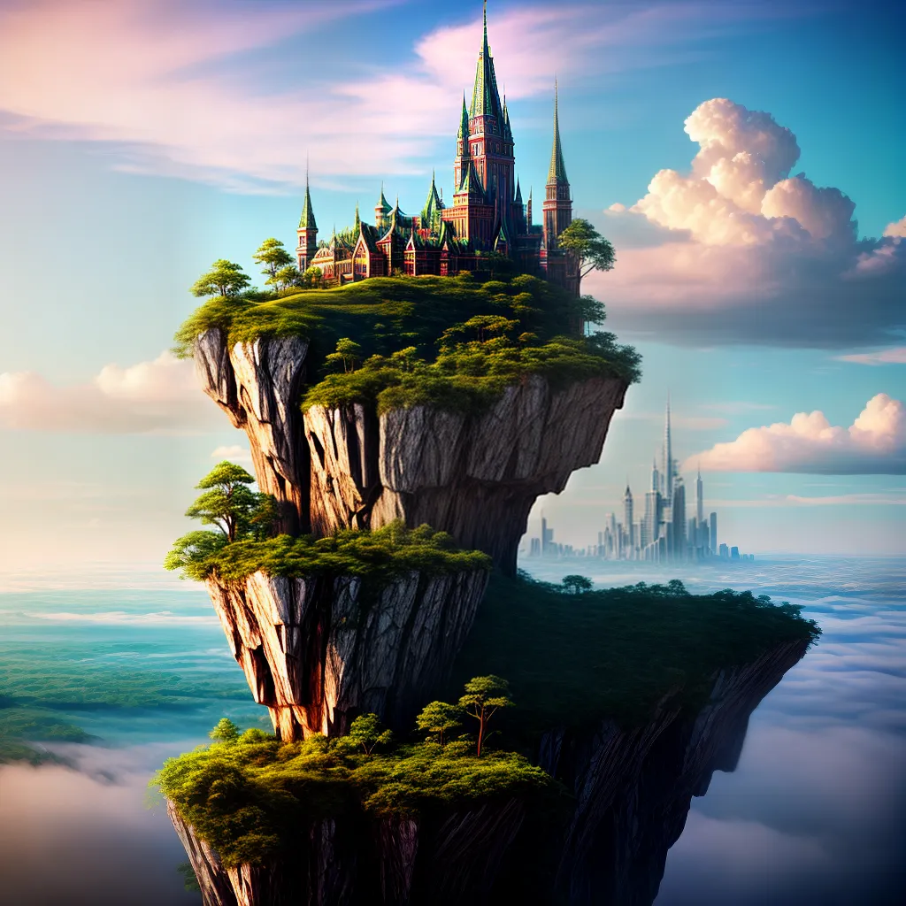 Fotos empreendedores sonhadores paisagem surreal
