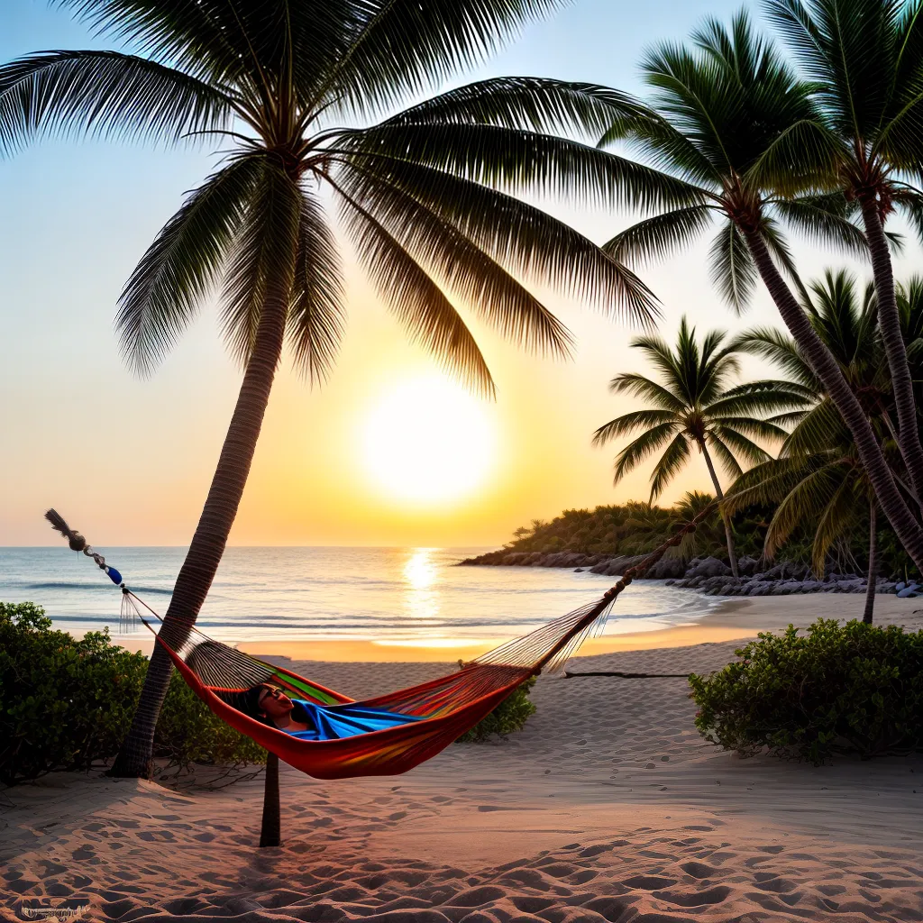 Qual o Significado de Sonhar com o Controle de Temperatura? 5 Fotos equilibrio praia harmonia hammock