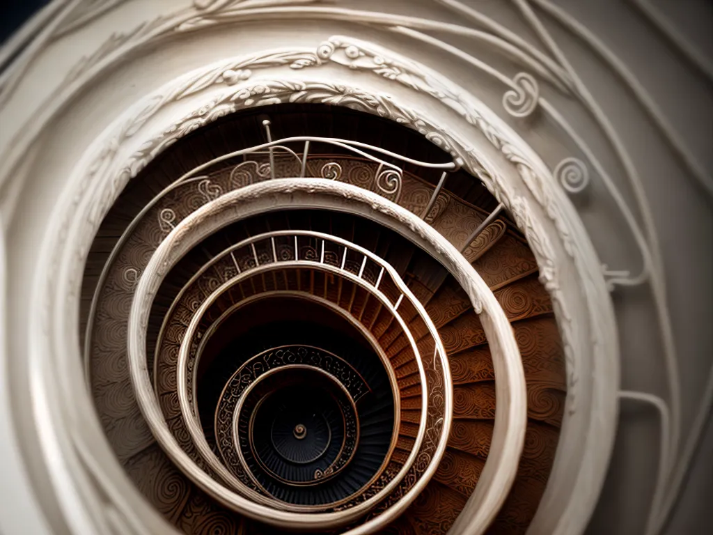 Fotos escada espiral misteriosa